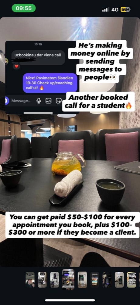 Dar vienas užbookintas call studentui
